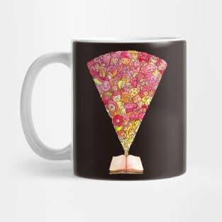 Storytelling Colorful doodle watercolor hand drawn Mug